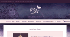 Desktop Screenshot of bittersweet.de
